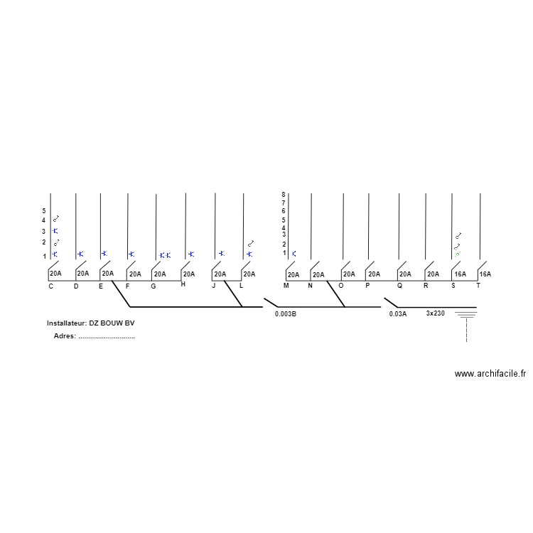 Shema tablau. Plan de 0 pièce et 0 m2