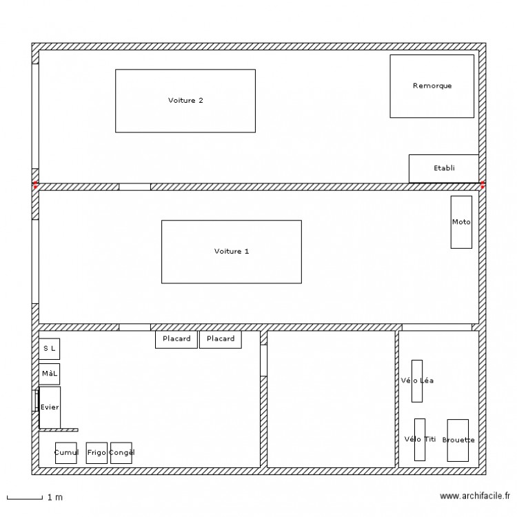 garage 3. Plan de 0 pièce et 0 m2