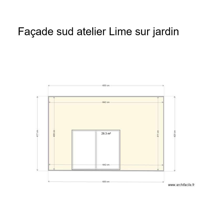 mairie atelier h 420 Lime façace ouest sur jardin 20200122. Plan de 0 pièce et 0 m2