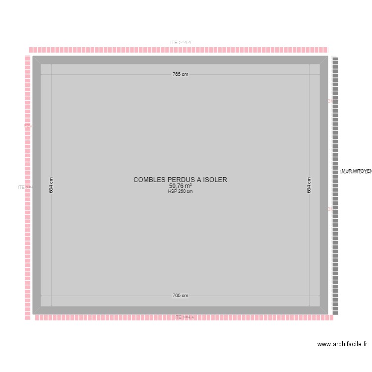 RANSAN DIMITRI. Plan de 13 pièces et 148 m2