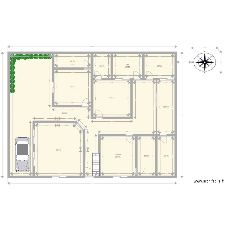 rdc. Plan de 0 pièce et 0 m2