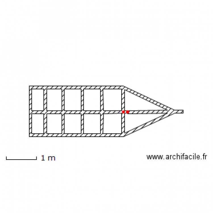 remorque. Plan de 0 pièce et 0 m2