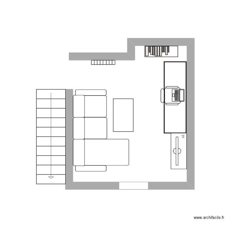 Salon. Plan de 0 pièce et 0 m2