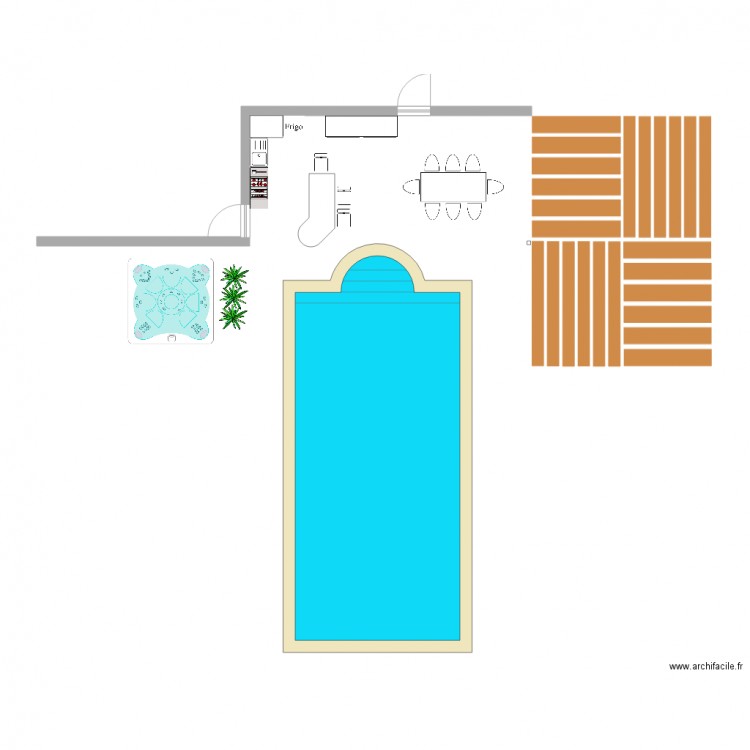 CUISINE EXTERIEURE 3. Plan de 0 pièce et 0 m2