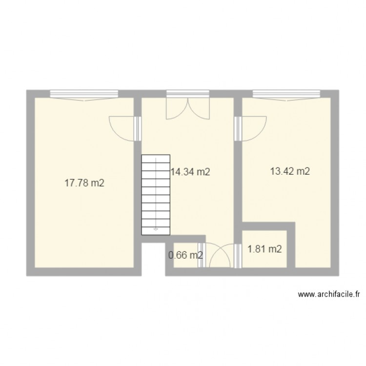 abbaye rdc. Plan de 0 pièce et 0 m2