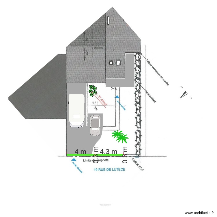 entrée. Plan de 0 pièce et 0 m2