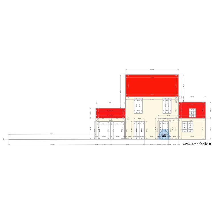 PLAN DE COUPE 1. Plan de 0 pièce et 0 m2