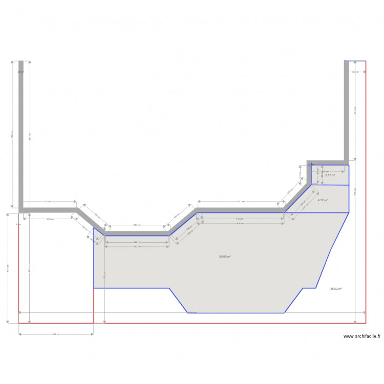 TERRASSE M2. Plan de 0 pièce et 0 m2