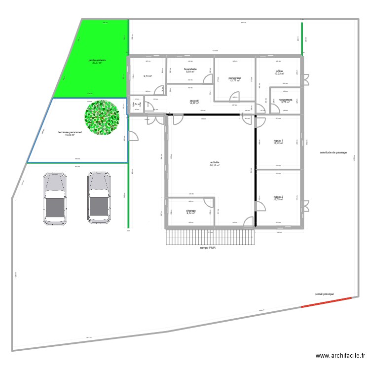 sollies toucas apres travaux avec exterieur. Plan de 0 pièce et 0 m2