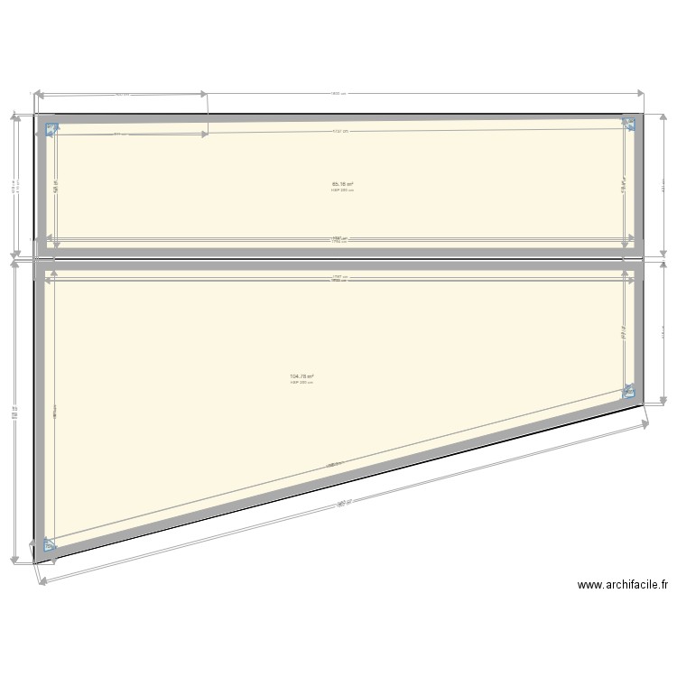 toiture restante. Plan de 0 pièce et 0 m2