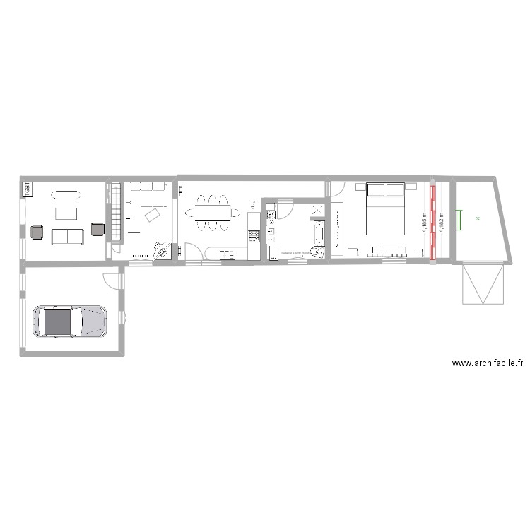 Maison à renover (Electricité). Plan de 0 pièce et 0 m2