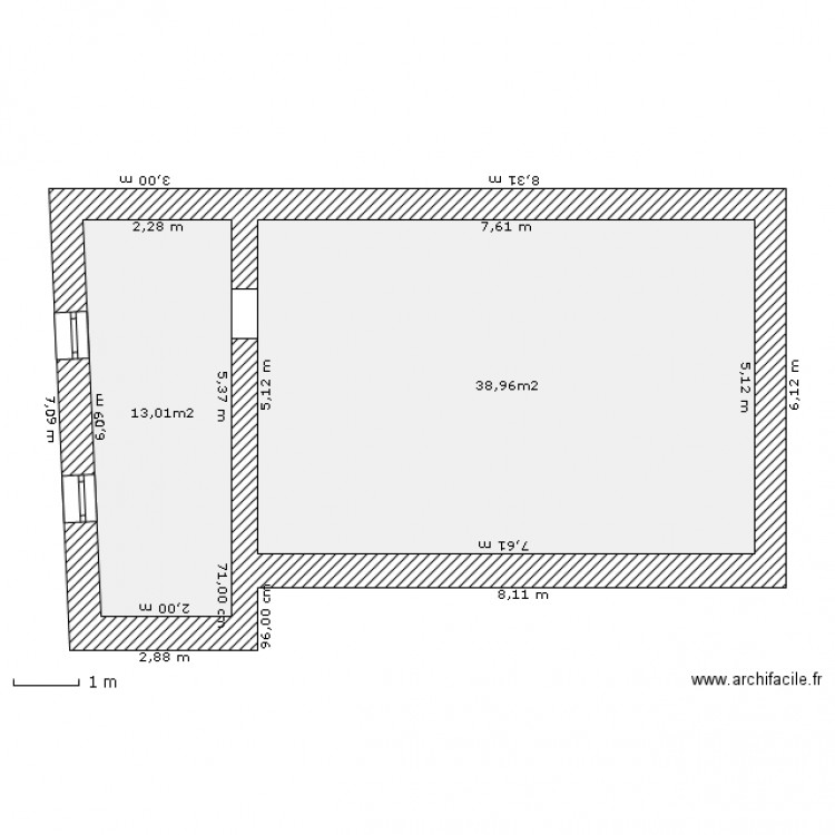 Etage n 4 Actuel. Plan de 0 pièce et 0 m2