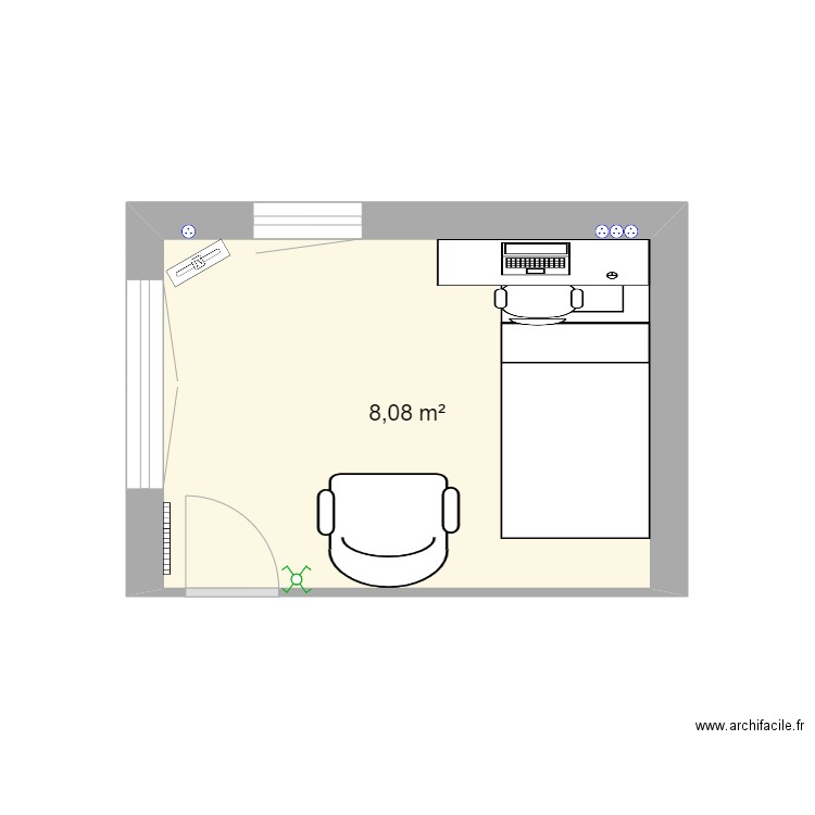 Chambre 4. Plan de 0 pièce et 0 m2