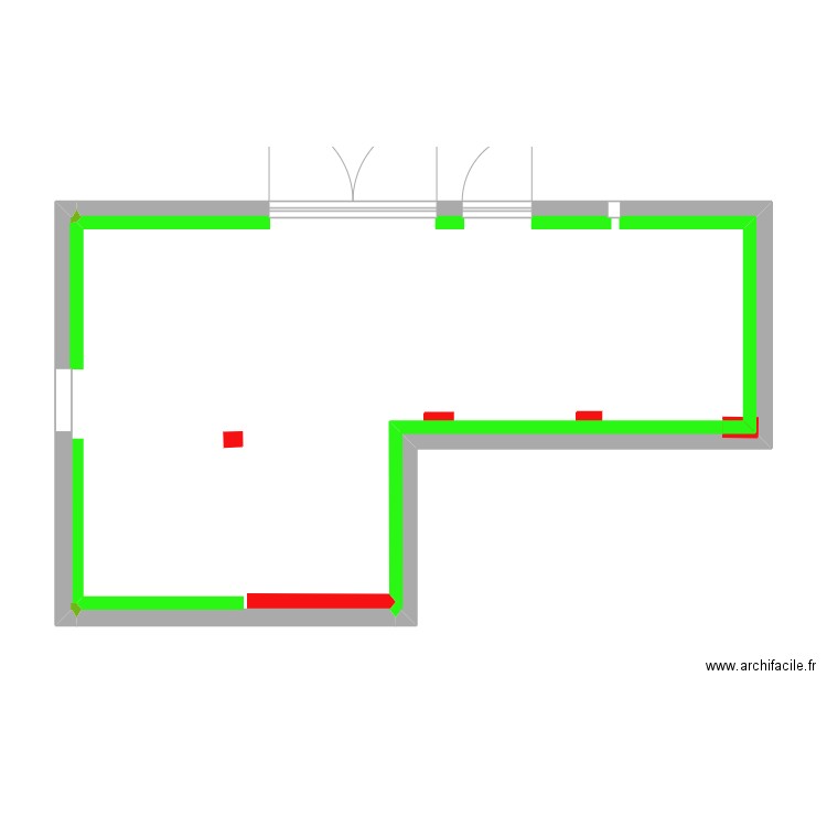 Plan RDC isolation 3. Plan de 0 pièce et 0 m2