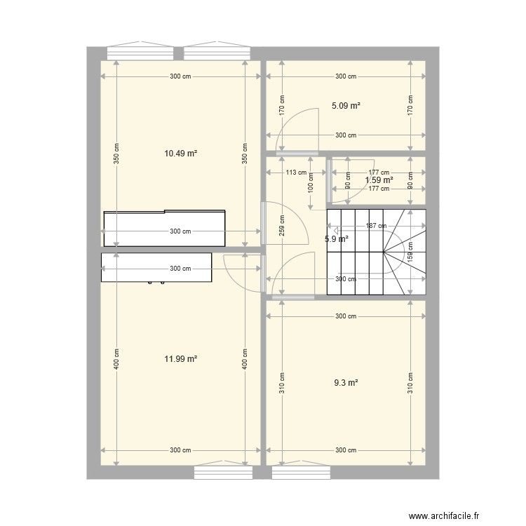 Maison Coulaine 02. Plan de 0 pièce et 0 m2