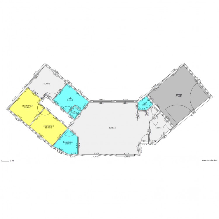 maison neuve 2. Plan de 0 pièce et 0 m2