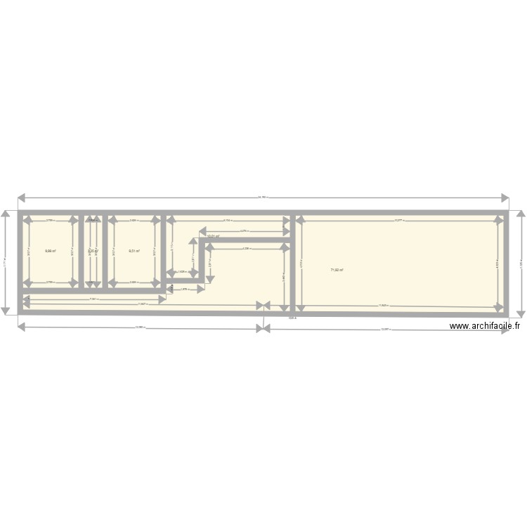 projet ton joel 1etage. Plan de 5 pièces et 105 m2