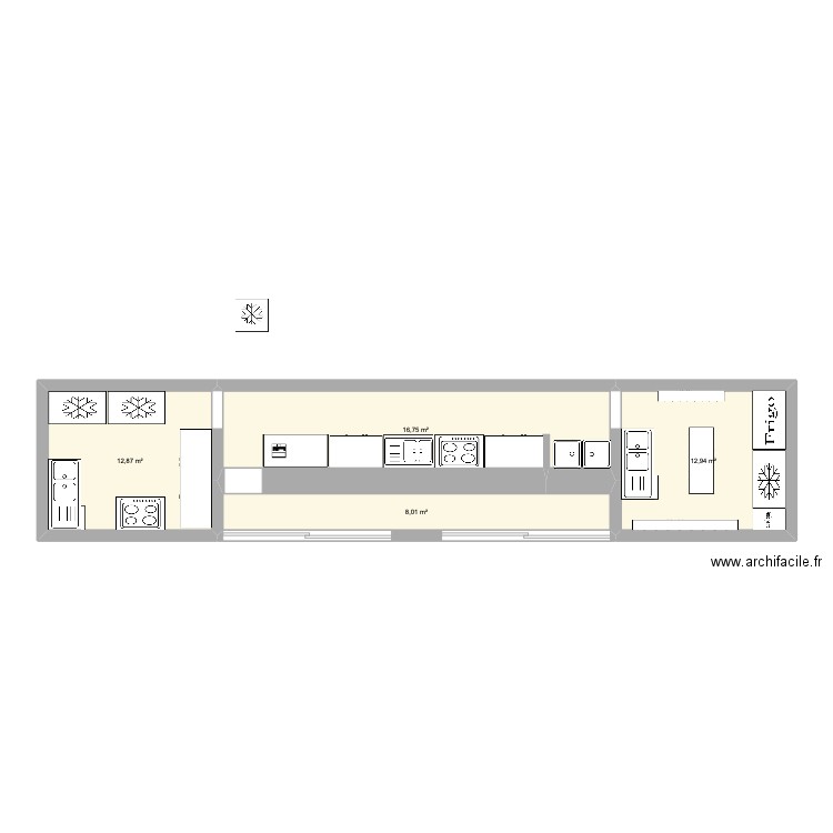 MP2. Plan de 4 pièces et 51 m2