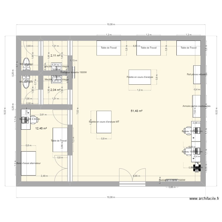 Zone garantie. Plan de 0 pièce et 0 m2