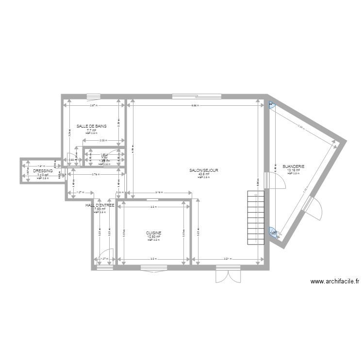 DUMONT PLAN RDC. Plan de 0 pièce et 0 m2