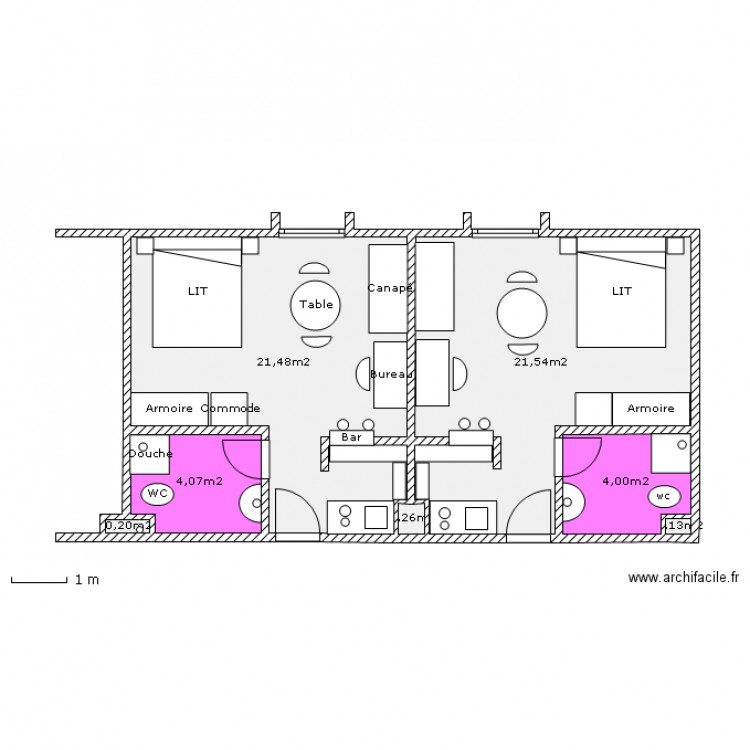 CHAMBRE. Plan de 0 pièce et 0 m2