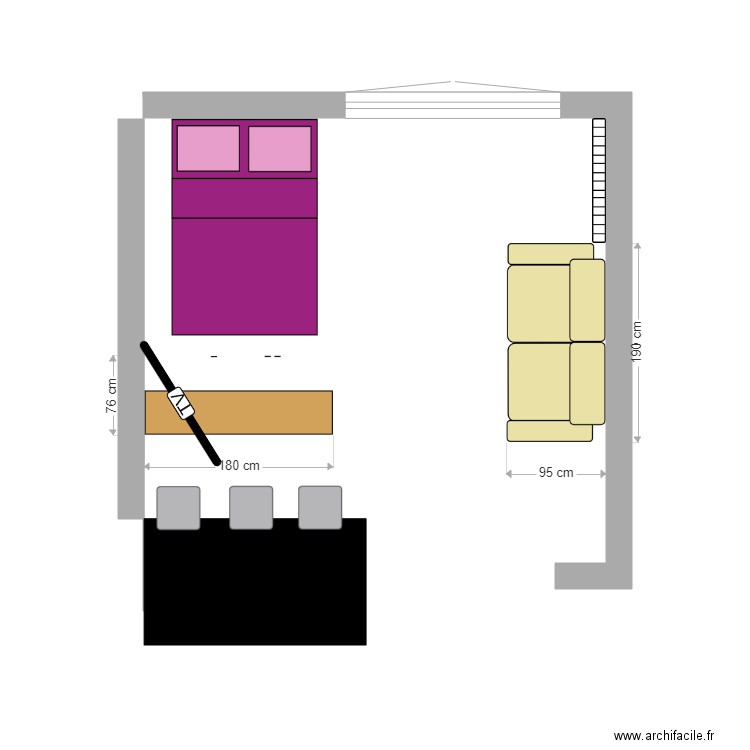 piece. Plan de 0 pièce et 0 m2