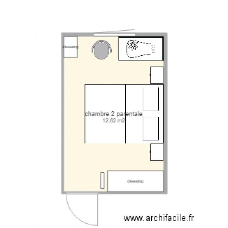 CHAMBRE 2. Plan de 0 pièce et 0 m2