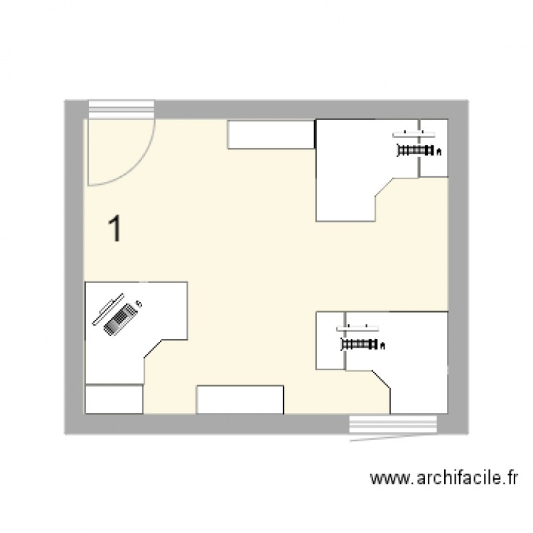 Béthune 1. Plan de 0 pièce et 0 m2