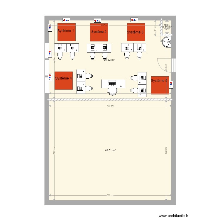 salle 202. Plan de 0 pièce et 0 m2