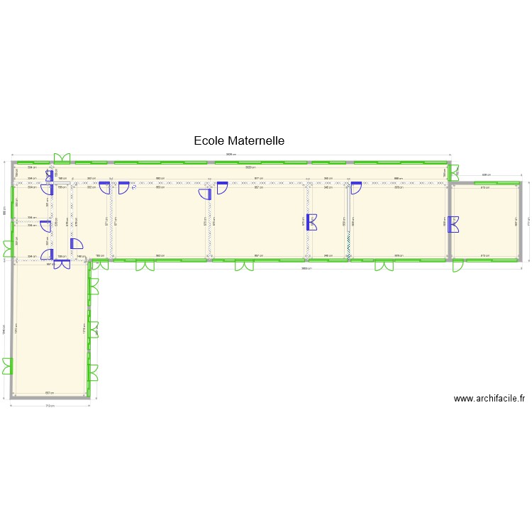 Maternelle. Plan de 0 pièce et 0 m2