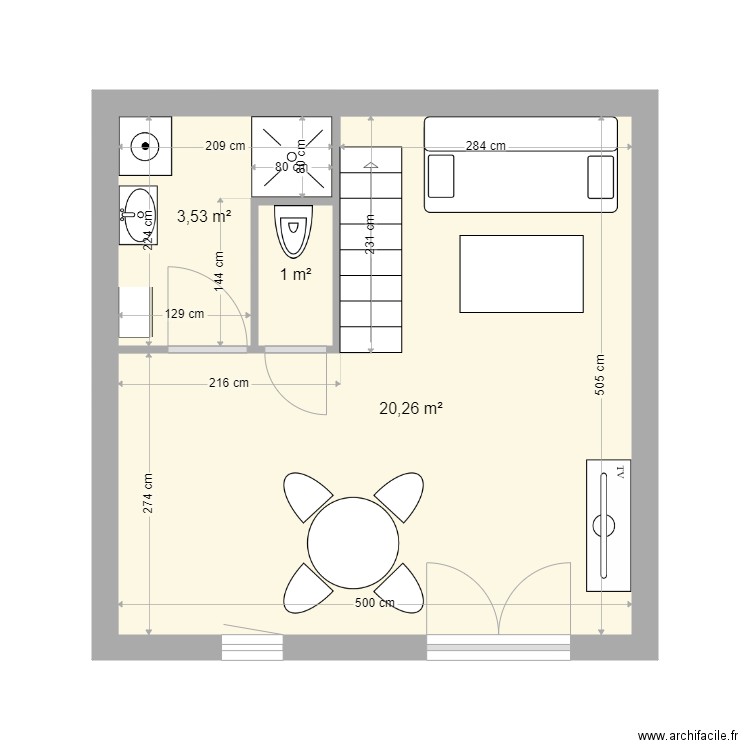 villla patio Claudie. Plan de 0 pièce et 0 m2