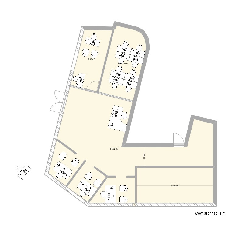 BUREAU VDN. Plan de 0 pièce et 0 m2