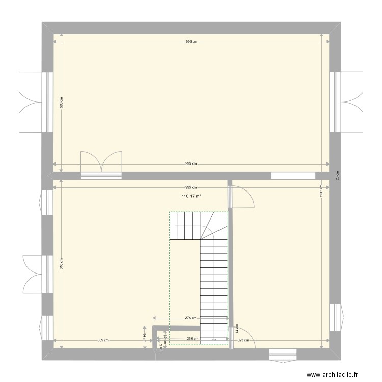 premier étage. Plan de 0 pièce et 0 m2