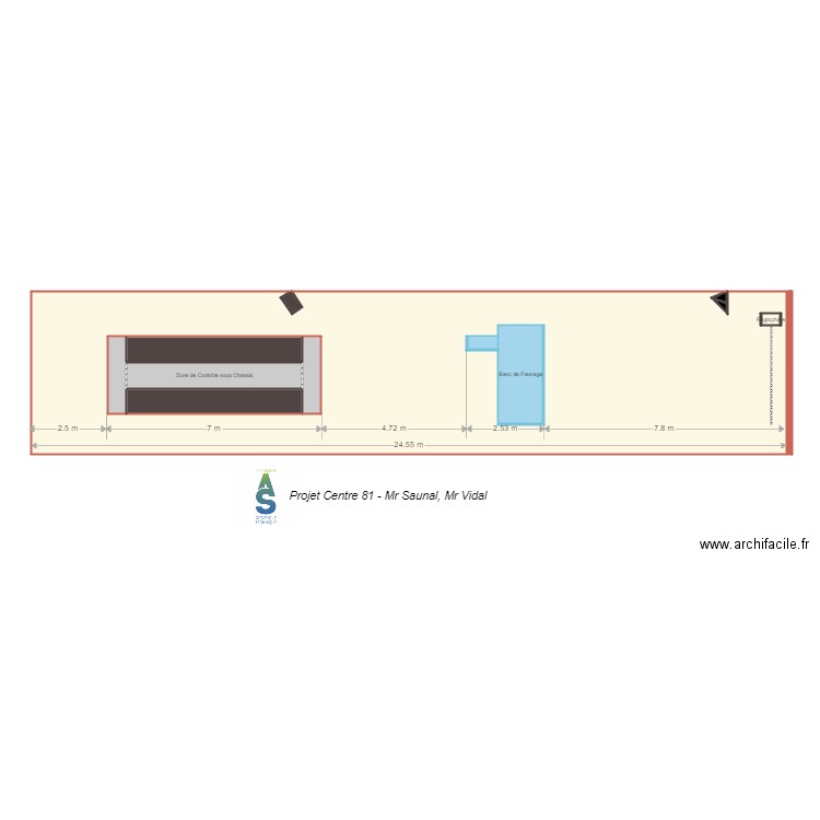 Projet SAUNAL. Plan de 0 pièce et 0 m2