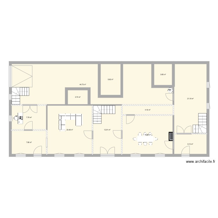 Plan rez de chaussee . Plan de 0 pièce et 0 m2