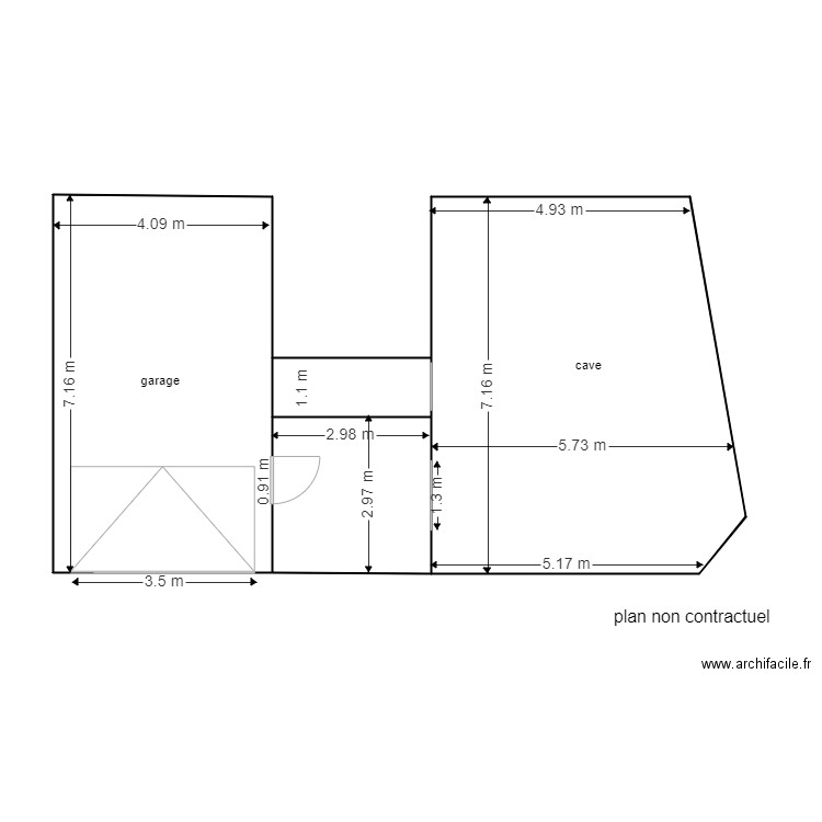 Table a pizz sous sol. Plan de 0 pièce et 0 m2