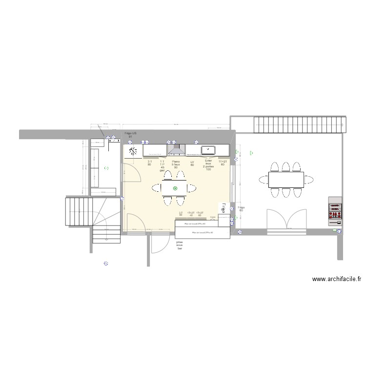 foyer 5.2. Plan de 1 pièce et 24 m2