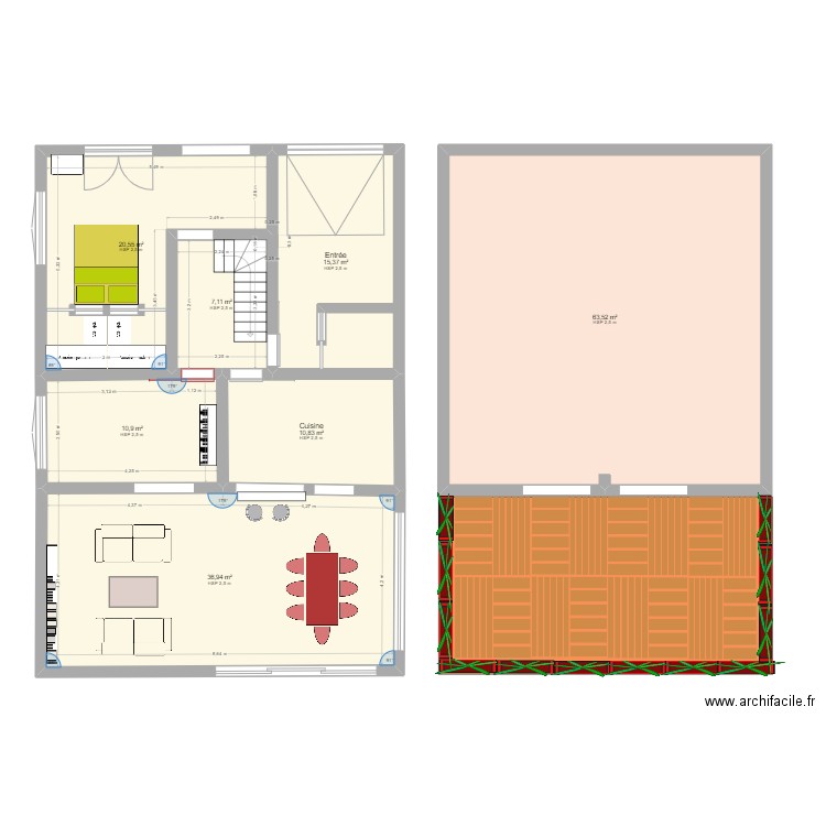 EXT1. Plan de 0 pièce et 0 m2