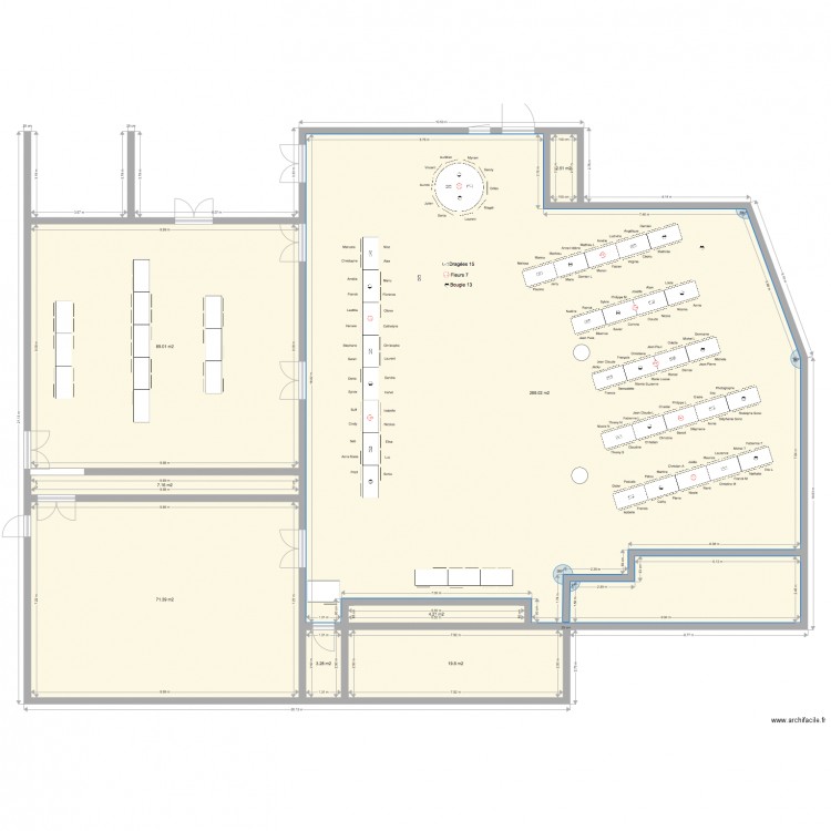 salle  des fetes. Plan de 0 pièce et 0 m2