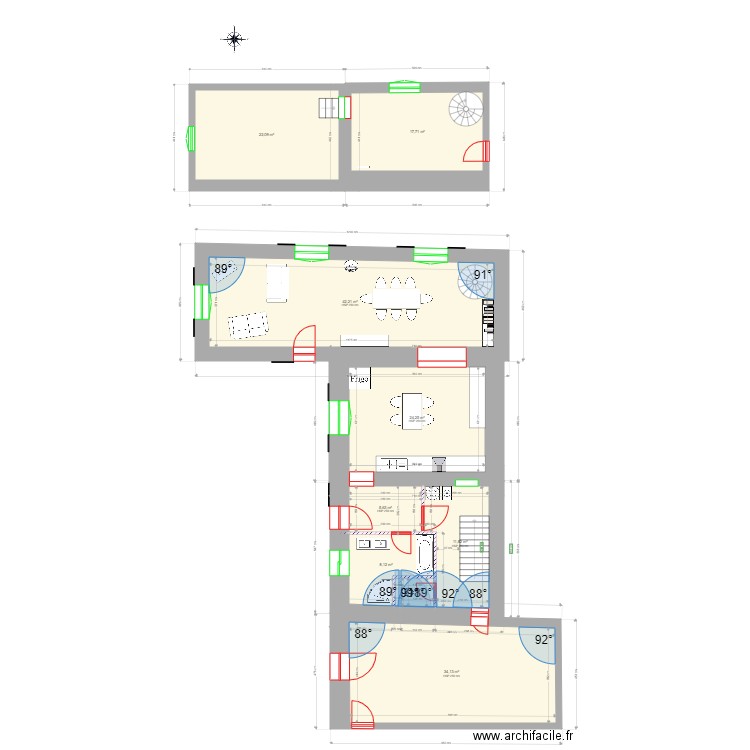 MAISON RANCHAL PROJET JF1. Plan de 0 pièce et 0 m2