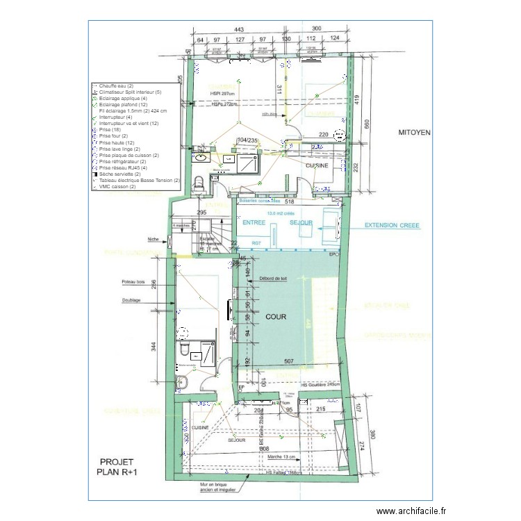 ST ETIENNE R+1. Plan de 0 pièce et 0 m2