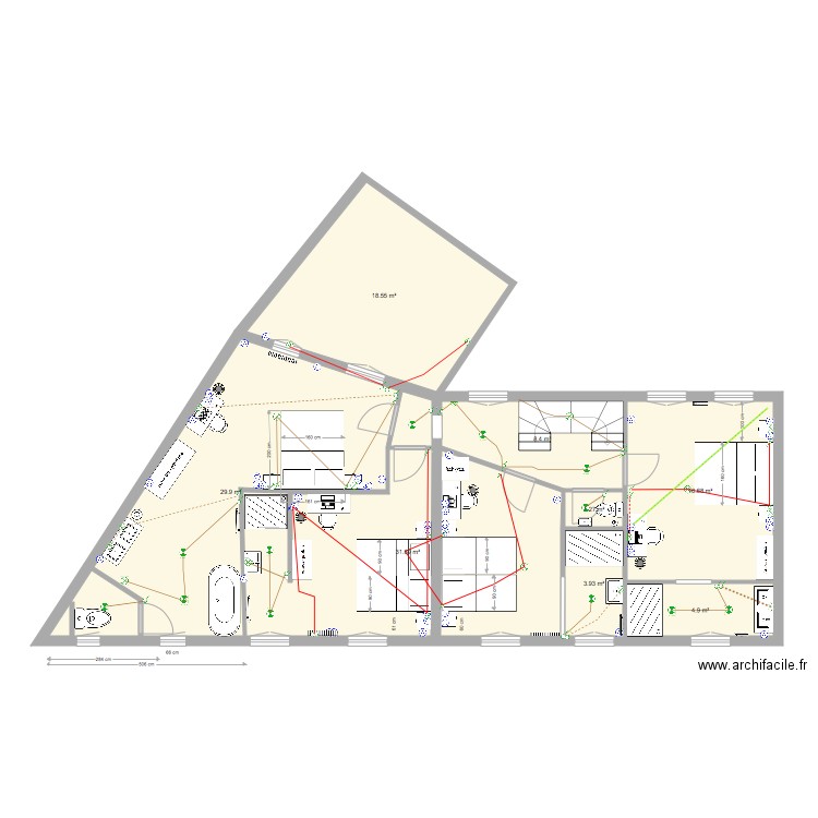 1er étage  St Martin de Ré 15 fev. Plan de 0 pièce et 0 m2