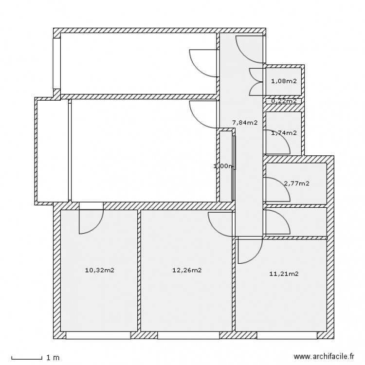 Appartement F4. Plan de 0 pièce et 0 m2