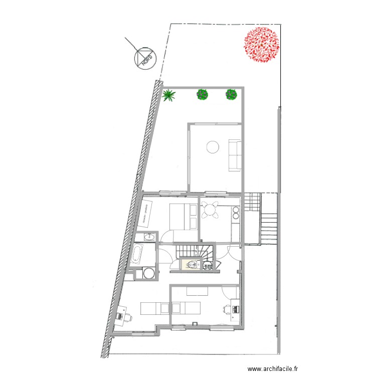 vg rdc test1. Plan de 0 pièce et 0 m2