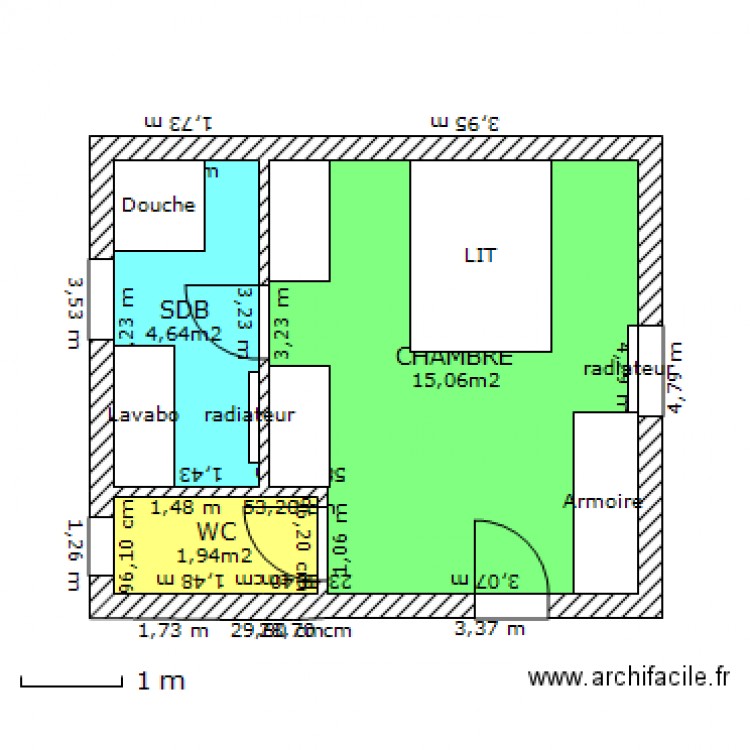 chambre elevation3. Plan de 0 pièce et 0 m2