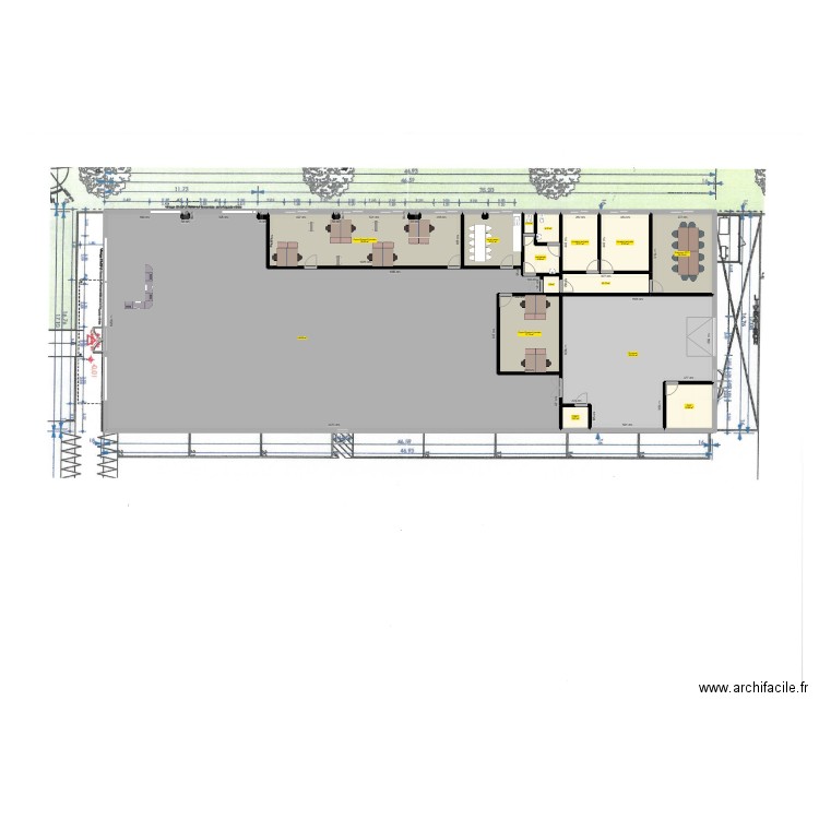 1AC Tours SMAXv1. Plan de 20 pièces et 754 m2