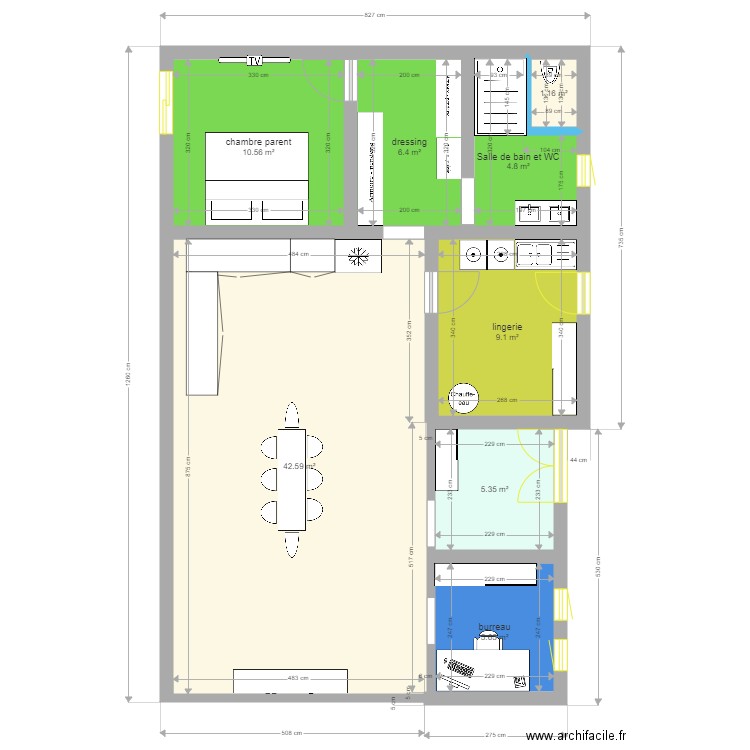 maison1. Plan de 0 pièce et 0 m2