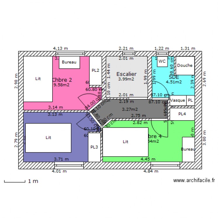 etage2. Plan de 0 pièce et 0 m2