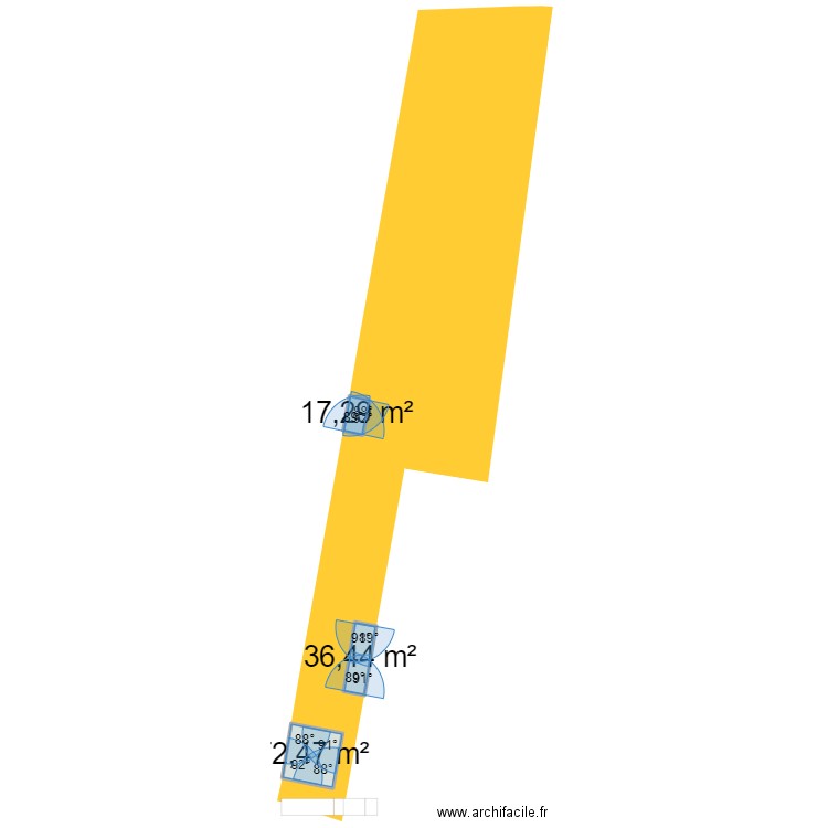 parking. Plan de 0 pièce et 0 m2