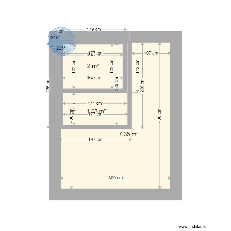 chambre salle de bain wc. Plan de 0 pièce et 0 m2